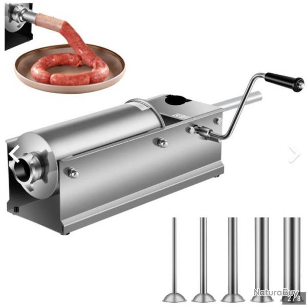 Poussoir  Saucisses 5 L 5xTubes INOX , horizontal ......LIVRAISON OFFERTE
