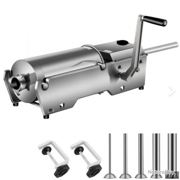 Poussoir  Saucisses 10L 5xTubes INOX horizontal ......LIVRAISON OFFERTE