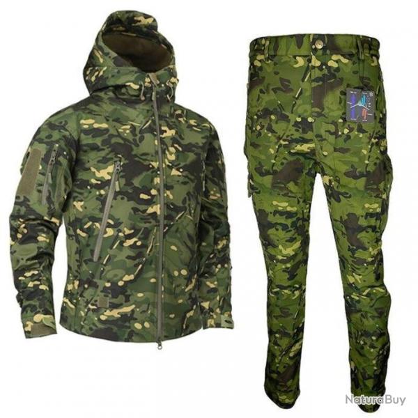 Ensemble Tenue Militaire Tactique CPOD Camouflage Veste Pantalon Uniforme Vtement Chaud Chasse Neuf