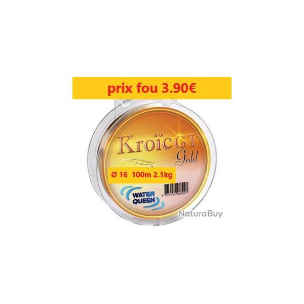 Nylon Water Queen Kroic Gt Gold   16 - 100 m - 2.1kg