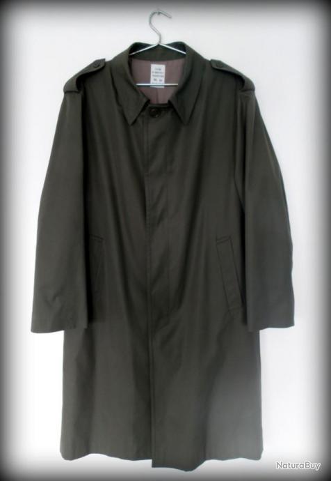 ANCIEN MANTEAU VESTE Gabardine Militaire-J.VEYRIER -84M-année:1992 EUR 49,00 - FR