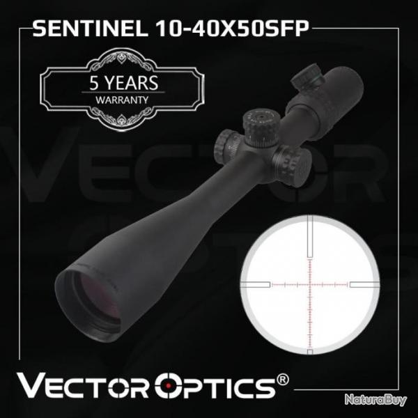 Vector Optics Gen 2 10-40x50E-SF 30mm Lunette de Vise Tir Optique Tactique Lumineux Fusil de Chasse