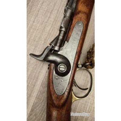 fusil à culasse SNIDER Enfield tabatière MK2 daté de 1862 + bretelle nombreux poinçons nets
