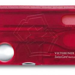 Victorinox SwissCard Lite rouge transparent
