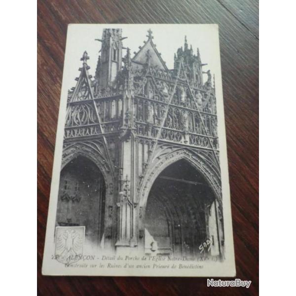 CP  Dpt 61 ALENCON EGLISE NOTRE DAME