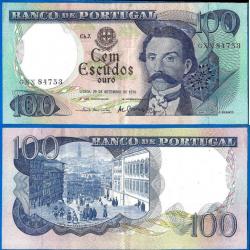 Portugal 100 Escudos 1978 Billet Escudo Branco