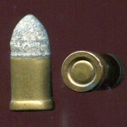 9 mm Galand - balle plomb pointue - grosse amorce  - étui laiton