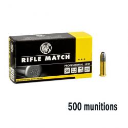 500 munitions RWS Rifle Match Professional Line .22 LR 