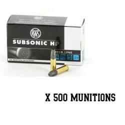 500 munitions RWS 22 lr SUBSONIC HP 