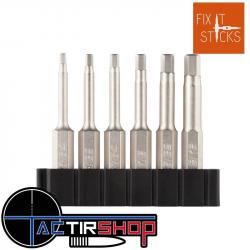 Packs d'embouts 2 pouces hexagonaux SAE Fix It Sticks