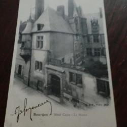 CP  dpt  18  BOURGES  HOTEL CUJAS LE MUSEE
