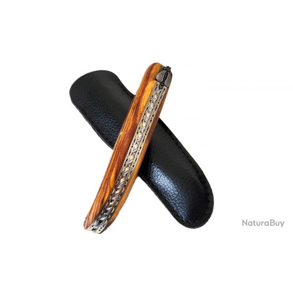 Magnifique Couteau Laguiole DAVID DAUVILLAIRE Bois dOlivier 22/12cm Neuf!