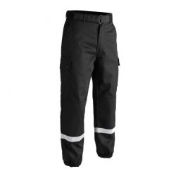 Pantalon F2 bandes rétro réfléchissantes noir