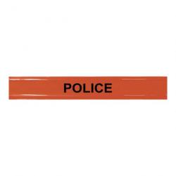 Brassard Roll Strap® fluorescent et rétro-réfléchissant POLICE