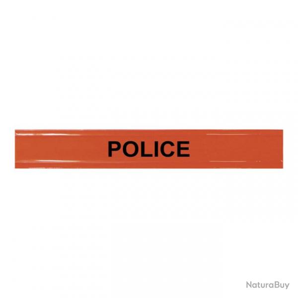 Brassard Roll Strap fluorescent et rtro-rflchissant POLICE