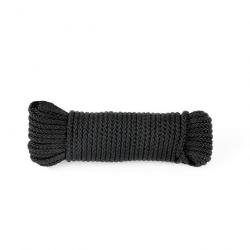 Drisse corde Ø 4 mm - longueur 15 m noir