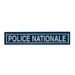 Barrette plastifiée rétro-réfléchissante POLICE NATIONALE
