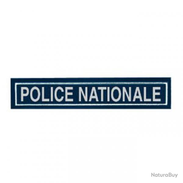 Barrette plastifie rtro-rflchissante POLICE NATIONALE