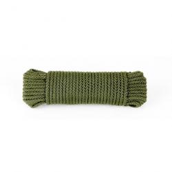 Drisse corde Ø 5 mm - longueur 15 m vert olive