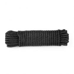 Drisse corde Ø 9 mm - longueur 15 m noir