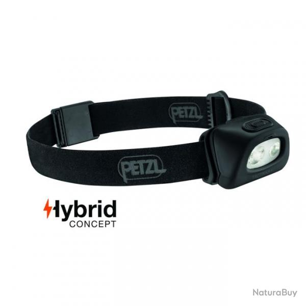 Lampe frontale Hybrid clairage 2 couleurs Tactikka + noir - 350 Lumens