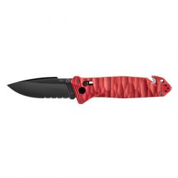Couteau de poche Cac® S200 serration G10 rouge