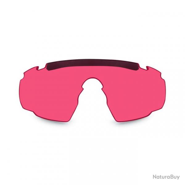 Ecran rouge pour lunettes de protection balistiques Saber Advanced