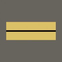 Grade militaire haute visibilité jaune Lieutenant