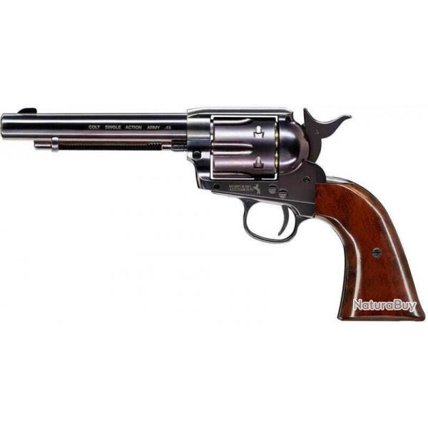 Revolver Colt Simple Action Army 45 bleui  diabolos cal. 4.5 mm