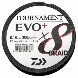 Tresse Daiwa Tournament 8 Braid EVO+ 26,8lb