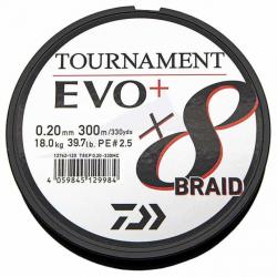 Tresse Daiwa Tournament 8 Braid EVO+ 39,7lb
