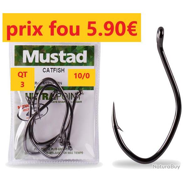 HAMECONS MUSTAD ULTRA POINT SILURE CATFISH    sz 10/0    pack of 3