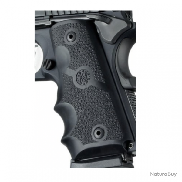 POIGNES HOGUE - COLT 1911 OFFICERS ET CLONES - NOIR