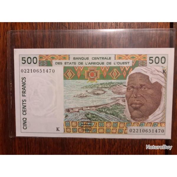 500 francs Sngal 2002  neuf