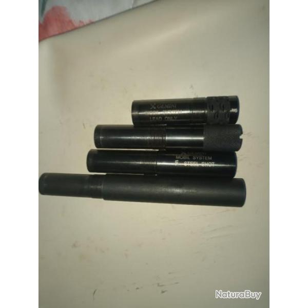 Vends chokes gemini et rallonge franchi affinity calibre 20 Chokes