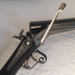 FUSIL DE CHASSE JUXTAPOSE à BROCHE