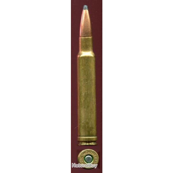 .340 WEATHERBY MAGNUM - balle cuivre pointue pointe plomb