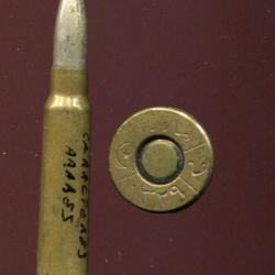 7.65 x 53 Mauser Turc - très beau marquage - balle nickel pointue