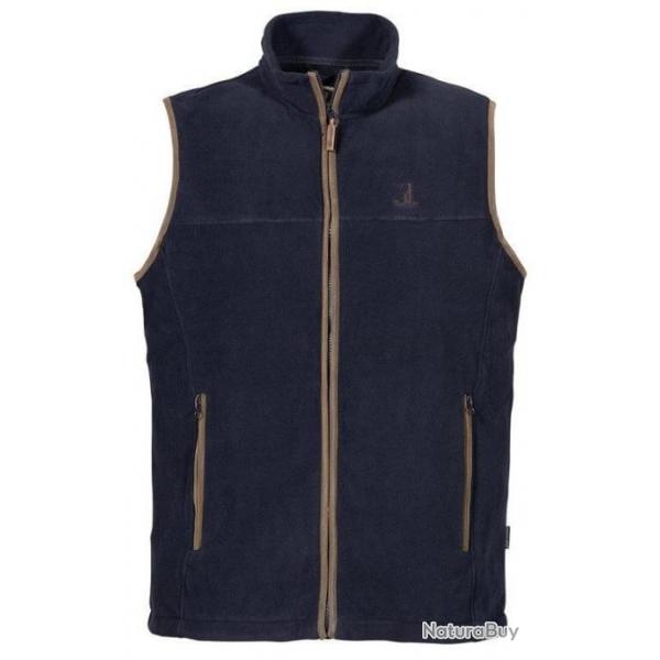 Gilet polaire Scotland bleu PERCUSSION-3XL