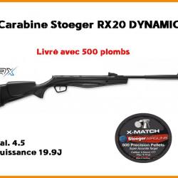 Pack STOEGER RX20 DYNAMIC CAL4.5 19.9J 