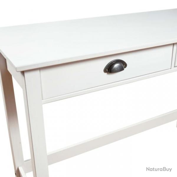 Table console Hill Range avec 2 tiroirs 110x45x74 cm Pin solide