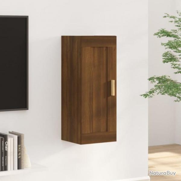 Armoire murale Chne marron 35x34x90 cm Bois d'ingnierie