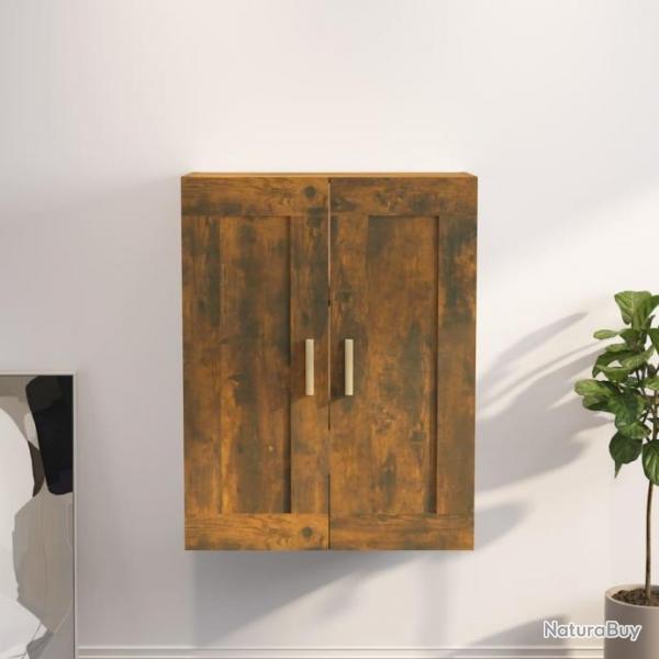 Armoire murale Chne fum 69,5x32,5x90 cm Bois d'ingnierie