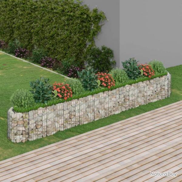 Lit surlev  gabion Fer galvanis 400x50x50 cm