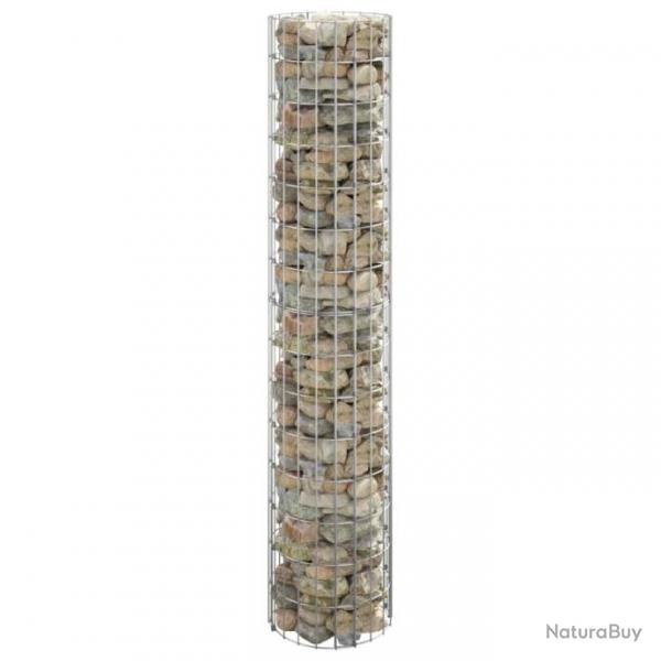 Lit surlev  gabion circulaire Acier galvanis 30x150 cm