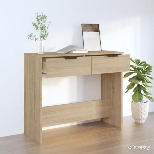 Table console Chne sonoma 90x36x75 cm Bois d'ingnierie