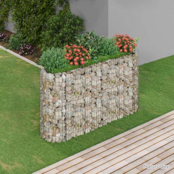 Lit surlev  gabion Fer galvanis 190x50x100 cm