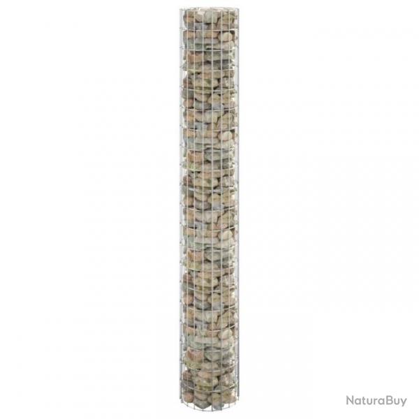 Lit surlev  gabion circulaire Acier galvanis 30x200 cm