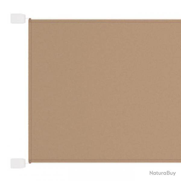 Auvent vertical Taupe 60x360 cm Tissu oxford