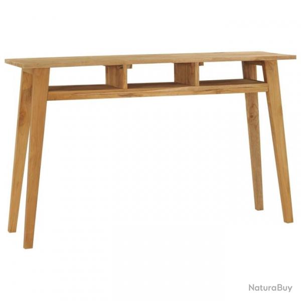 Table console 120x35x75 cm Bois de teck massif